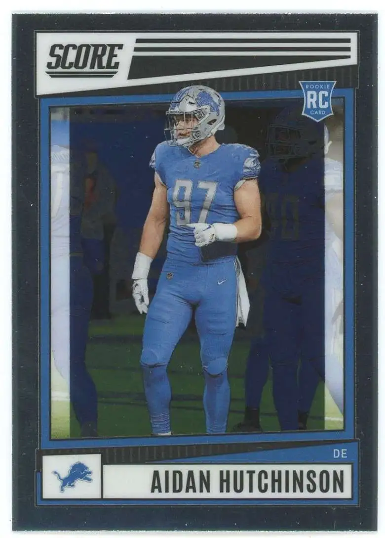 NFL 2022 Panini Chronicles Score Premium Aidan Hutchinson SP-307 [Rookie]