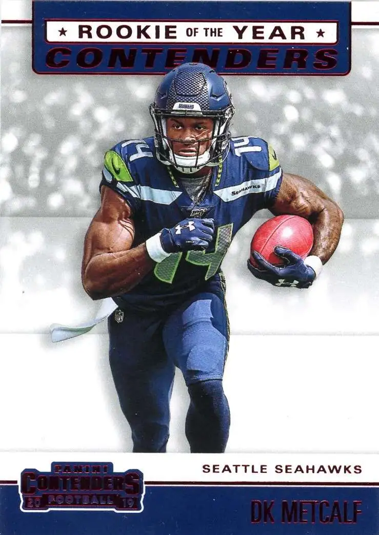 NFL 2019 Panini Contenders DK Metcalf Red Trading Card RYA-DM