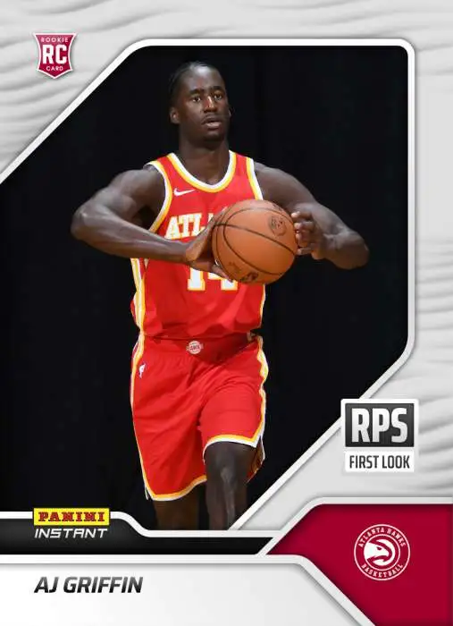 NBA Atlanta Hawks 2022-23 Instant RPS First Look Basketball AJ Griffin RPS-14 [Rookie Card]