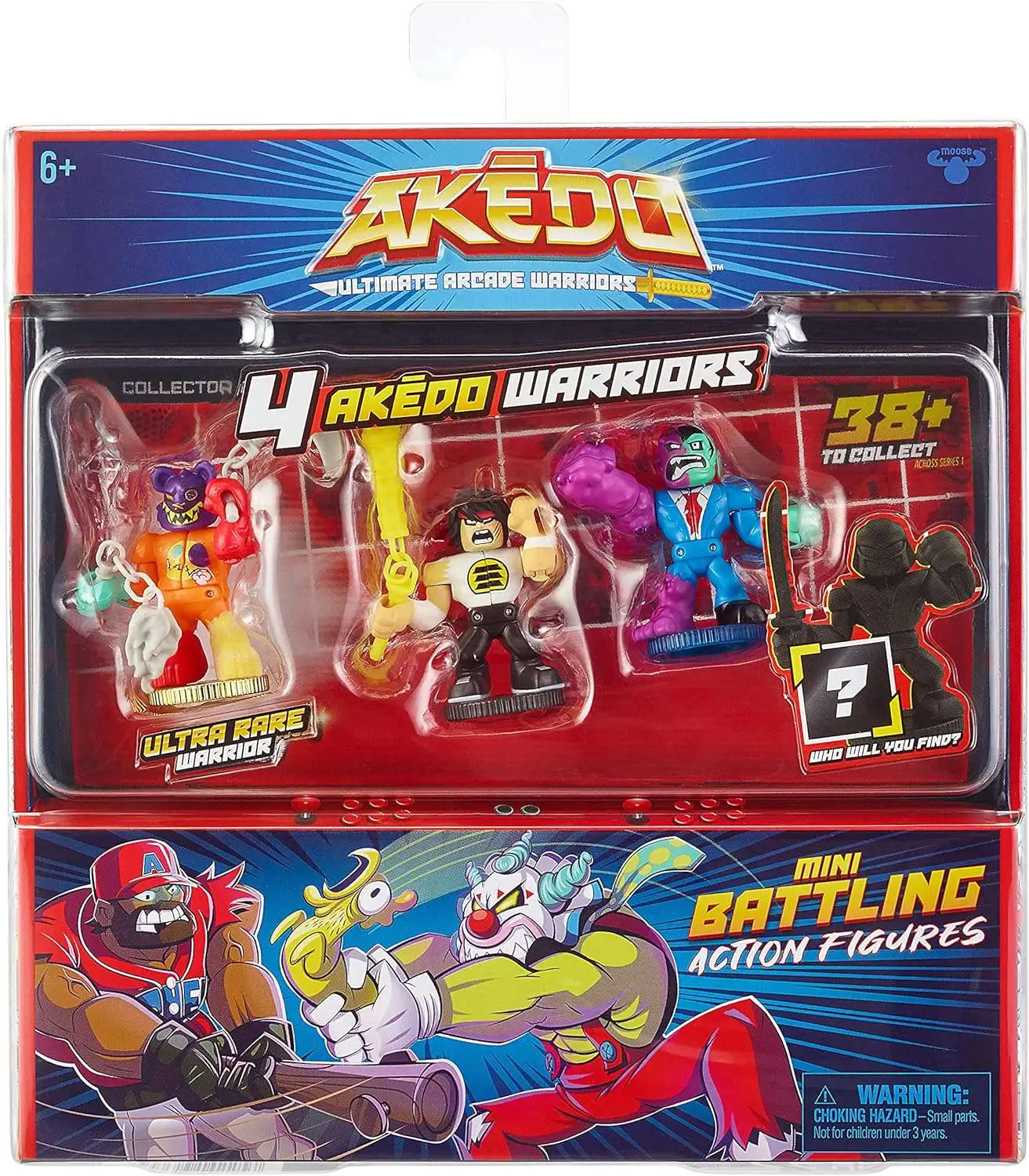 Legends of Akedo Powerstorm Warrior Collector 4Pack Mini Battling Action  Figures