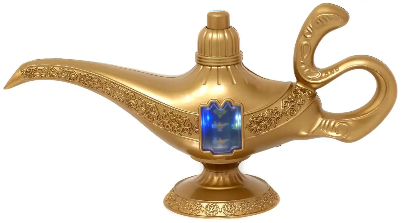 Disney Aladdin 2019 Wish Making Lamp Exclusive Lights Sounds - ToyWiz