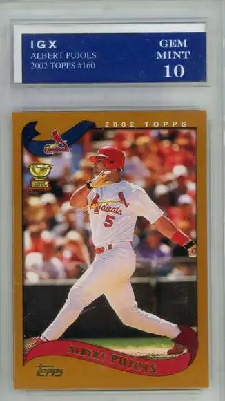 MLB 2002 Topps Baseball Cards Albert Pujols #160 [IGX 10]