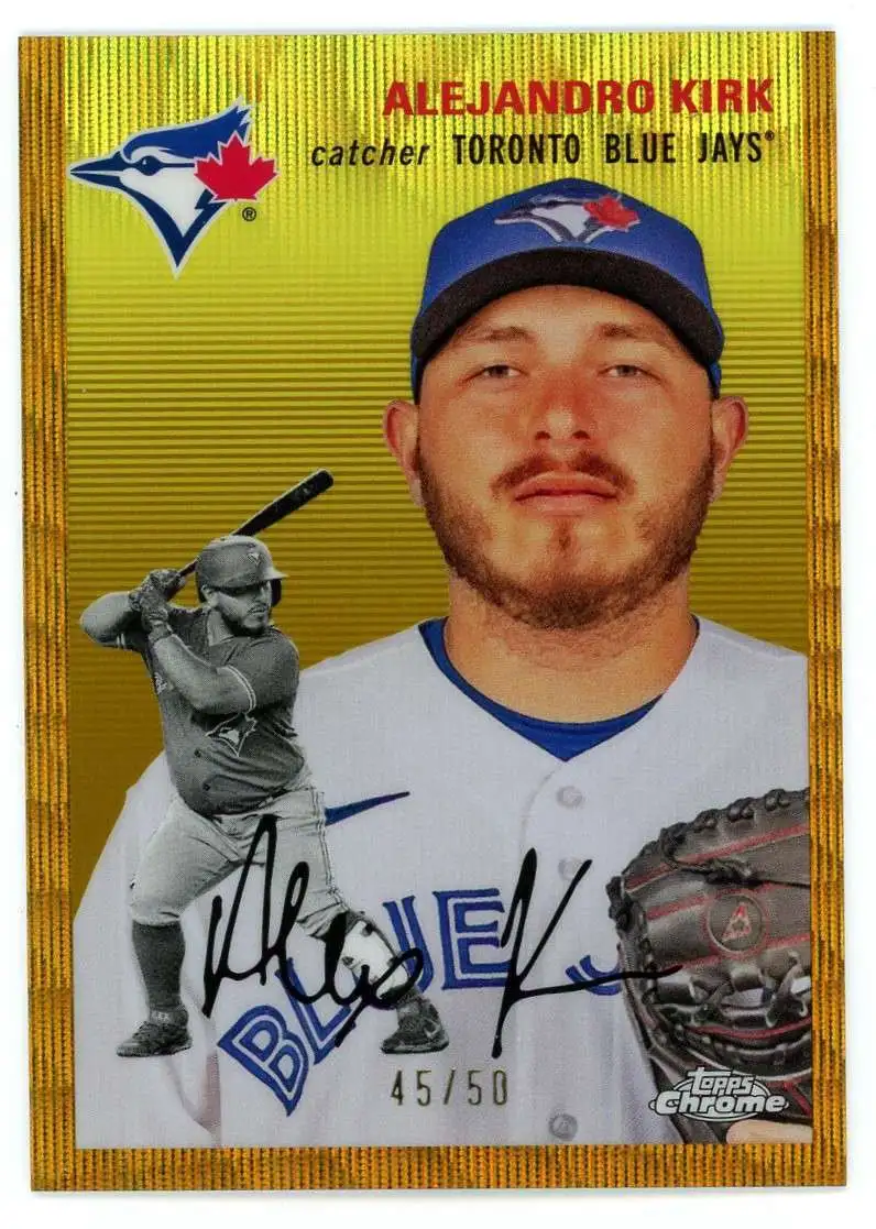 MLB 2023 Topps Chrome Platinum 45/50 Alejandro Kirk #327