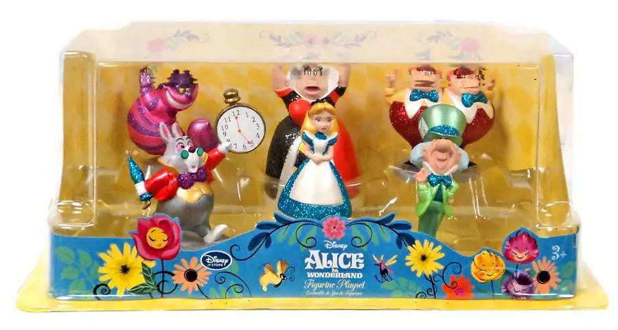 Disney Alice in Wonderland Alice in Wonderland Figurine Playset Glitter -  ToyWiz