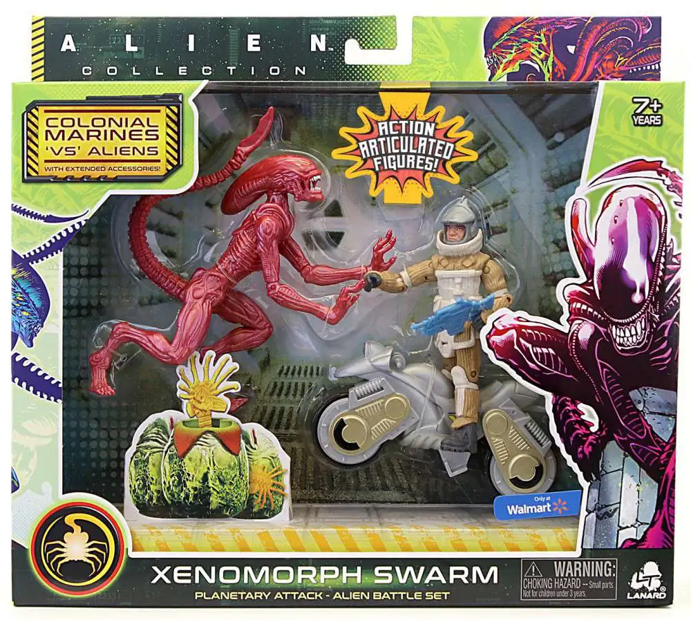 Lanard Alien Collection Xenomorph Swarm Planetary Attack Battle 3 Set for sale online 