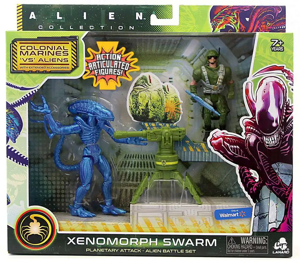 ALIEN COLLECTION Xenomorph Swarm Planetary Attack Walmart Exclusive BRAND NEW 