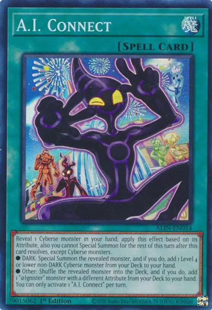 YuGiOh Trading Card Game Alliance Insight Single Card Super Rare A.I.  Connect ALIN-EN054 - ToyWiz