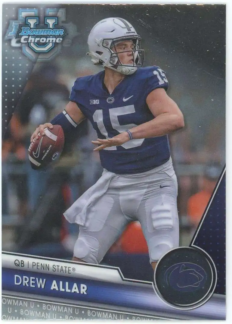 NFL 2023 Bowman Chrome U Single Card Drew Allar 113 Rookie - ToyWiz