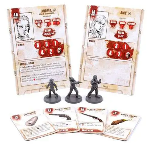 The Walking Dead All Out War Miniature Game Andrea Booster Pack