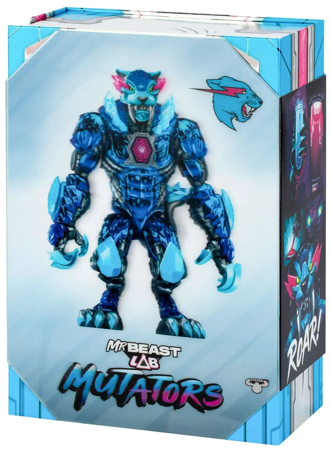 MrBeast Lab Mutators Beast Mutation Chamber CHROME ALPHA LAB Panther Exclusive Action Figure