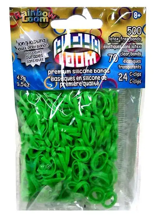 Rainbow Loom Alpha Loom Gray Rubber Bands Refill Pack [500 ct] 