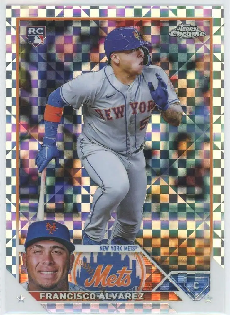 MLB 2023 Topps Chrome X-Fractor Francisco Alvarez #203 [Rookie]