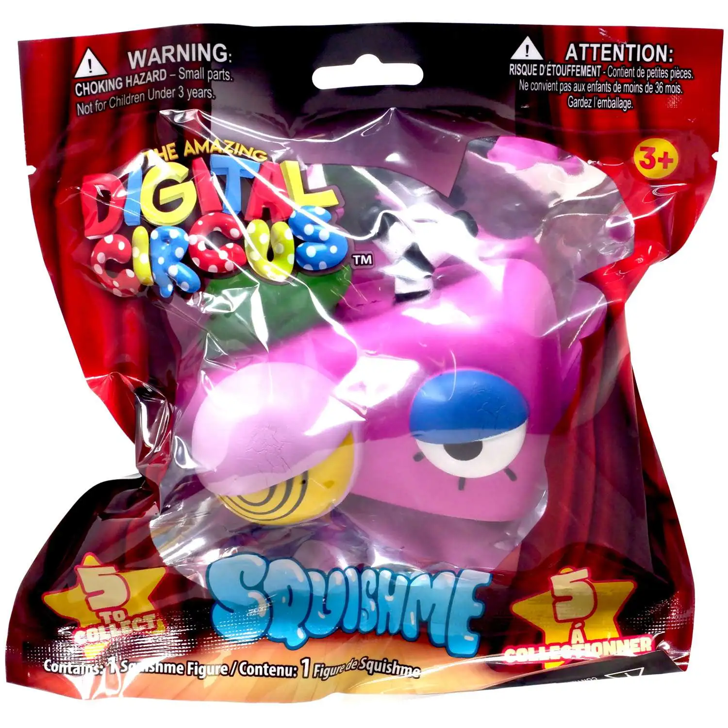 The Amazing Digital Circus Squishme Squishies Zooble Squeeze Toy