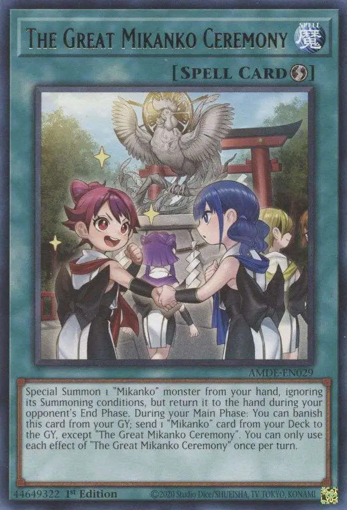 yugioh mikanko cards New Effect! #YuGiOh #OCG # it cannot be destroyed by battle and your opponent takes any battle damage you would have taken from battles involving this card Mikanko Spiritwalk - Duelist Nexus