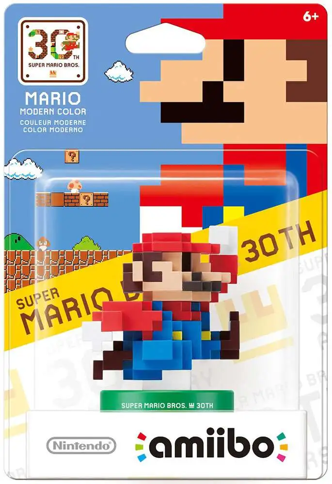 Nintendo Super Mario Bros. 30th Amiibo Mario Mini Figure [Modern Colors, Loose]