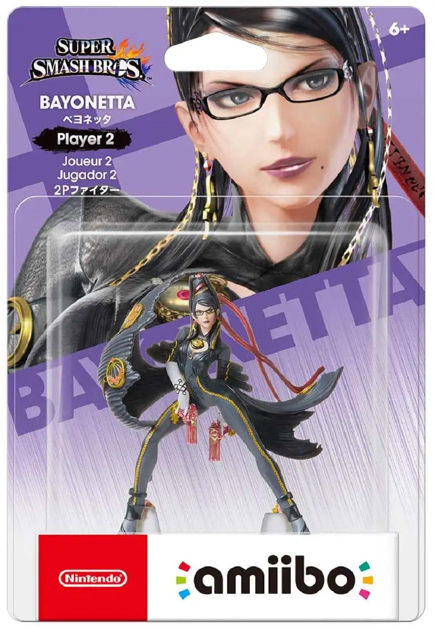 Nintendo Japanese Amiibo Bayonetta Mini Figure [Player 2]