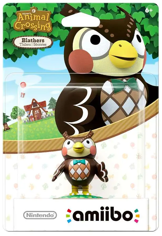 Nintendo Animal Crossing Amiibo Blathers Mini Figure