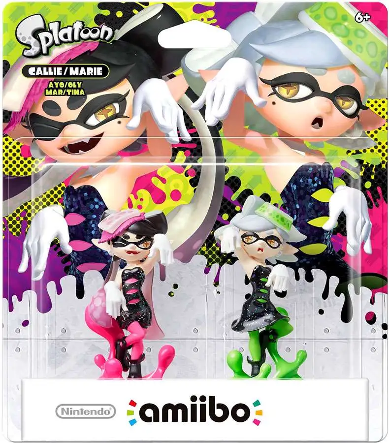 Nintendo Splatoon Amiibo Callie & Marie Mini Figure 2-Pack