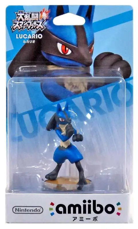 Nintendo Japanese Amiibo Lucario Mini Figure Japanese - ToyWiz