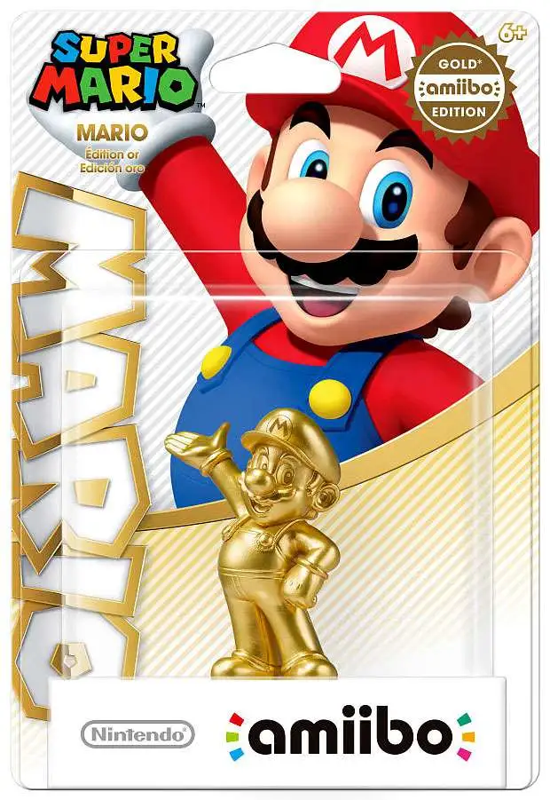 Nintendo Super Mario Amiibo Mario Mini Figure [Gold Edition]