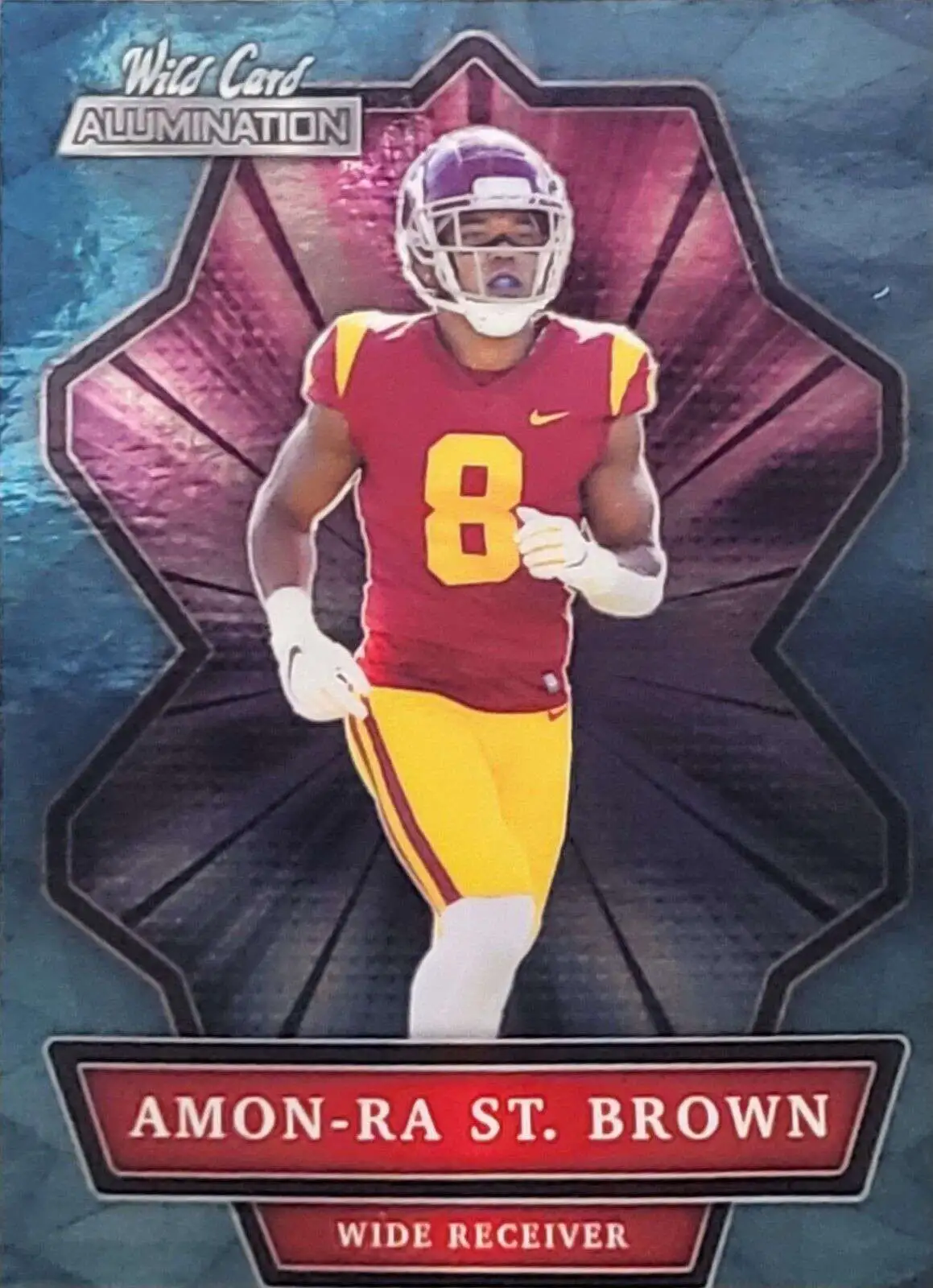 NFL 2021 Panini Donruss Optic Single Card Purple Shock Amon-Ra St. Brown  228 Rated Rookie - ToyWiz