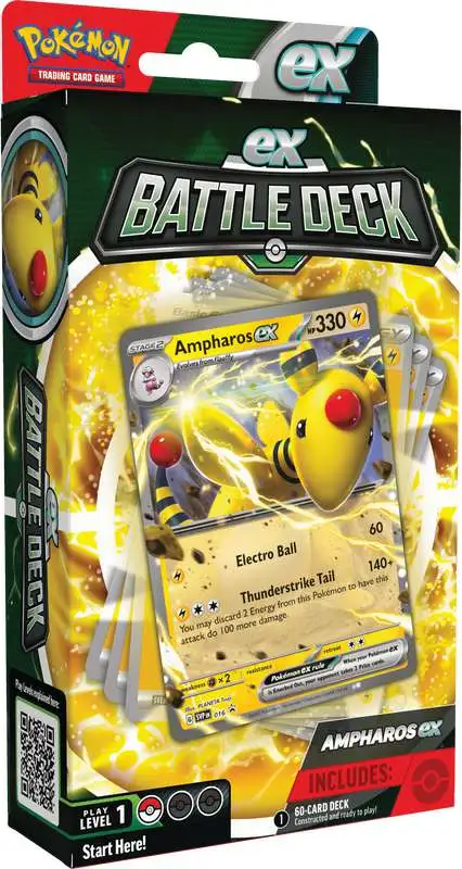 Pokemon Ampharos ex Battle Deck [60 Cards]