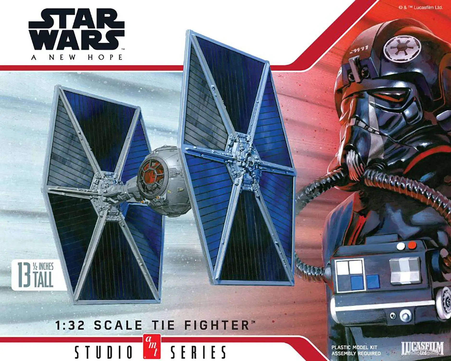 Star Wars TIE Fighter 132 Model Kit AMT ERTL - ToyWiz