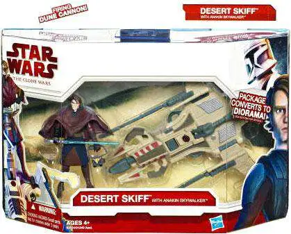 Star Wars Clone Wars 2010 Desert Sport Skiff with Anakin Skywalker Action Figure & Vehicle