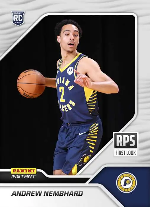 NBA Indiana Pacers 2022-23 Instant RPS First Look Basketball Andrew Nembhard RPS-28 [Rookie Card]