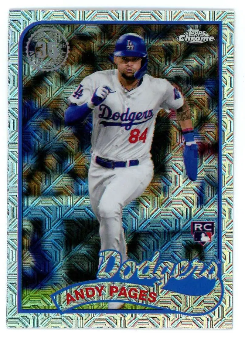 MLB Topps 2024 Update Series Baseball Silver Pack Mojo 35th Anniversary 1989 Andy Pages T89CU-42 [Rookie]