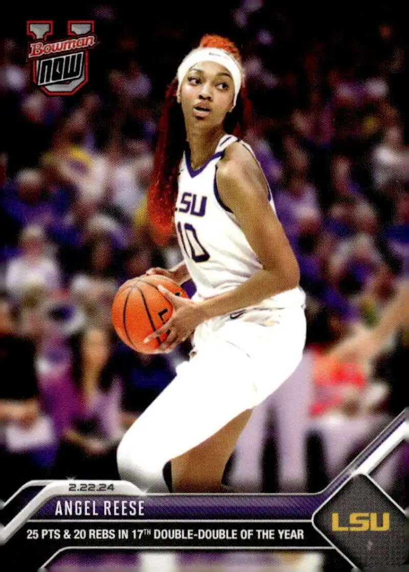 WNBA Chicago Sky 2023-24 Bowman U Now Angel Reese #53