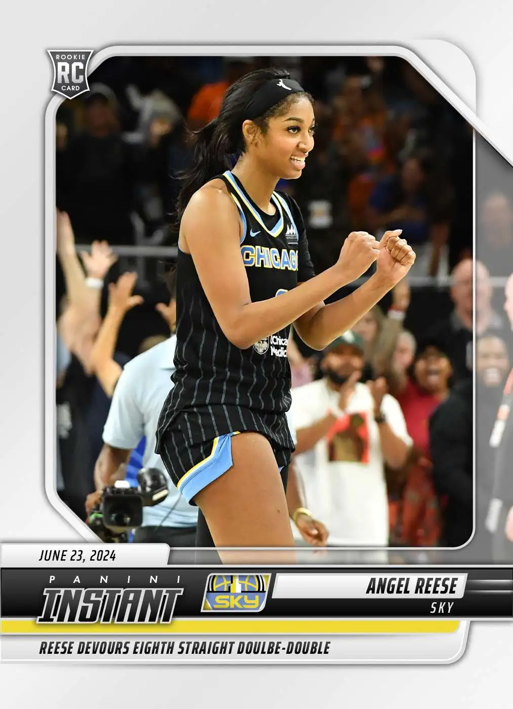 WNBA Chicago Sky 2023-24 Instant Basketball Angel Reese #87 [Rookie, Devours 8th Straight Double-Double]