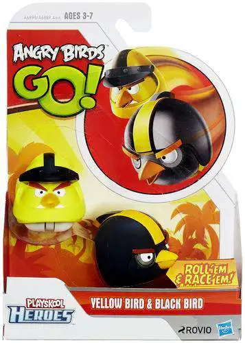 Blue Bird and Black Bird 2-Pack Collectible Figures Angry Birds 