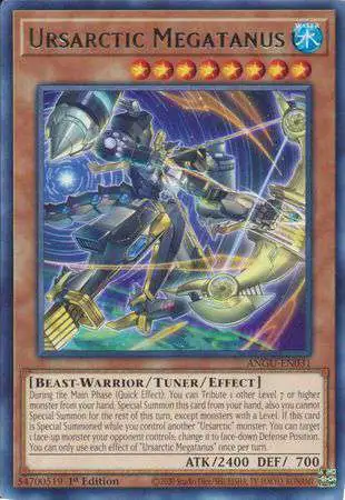 YuGiOh Ancient Guardians Rare Ursarctic Megatanus ANGU-EN031