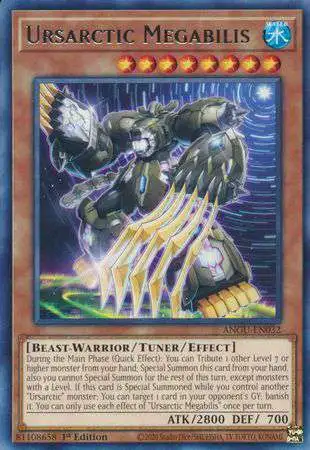 YuGiOh Ancient Guardians Rare Ursarctic Megabilis ANGU-EN032