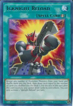 YuGiOh Ancient Guardians Rare Igknight Reload ANGU-EN057