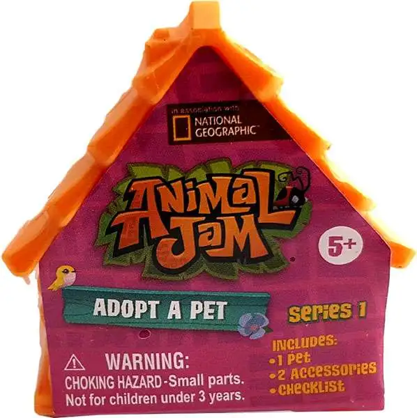 Animal Jam Adopt A Pet Series 1 Mystery Pack RANDOM Color Jazwares - ToyWiz