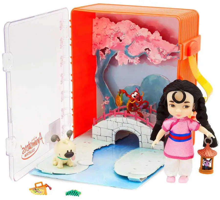 Disney Princess Animators' Collection Mulan Exclusive Mini Doll Play Set 