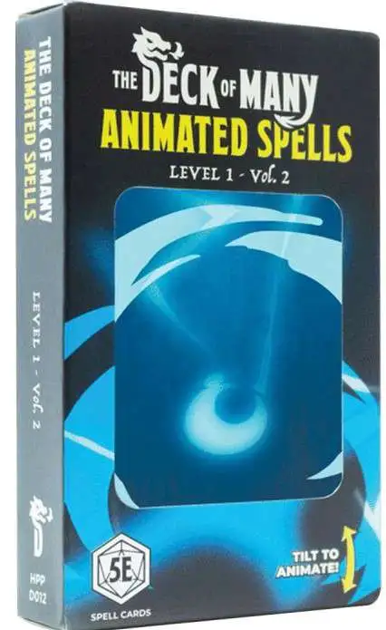 The Deck of Many Animated Spells Level 1 Spellbook Cards [Vol.2]