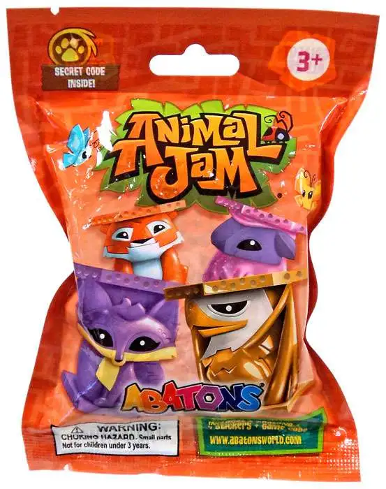 Animal Jam Abatons Mystery 4-Pack Orange Jazwares - ToyWiz