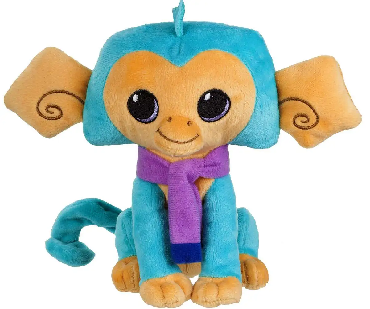 Animal Jam Turquoise Monkey 6 Plush Jazwares - ToyWiz
