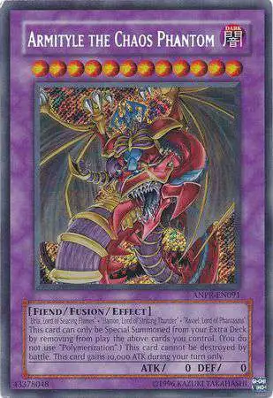 YuGiOh Ancient Prophecy Secret Rare Armityle the Chaos Phantom ANPR-EN091
