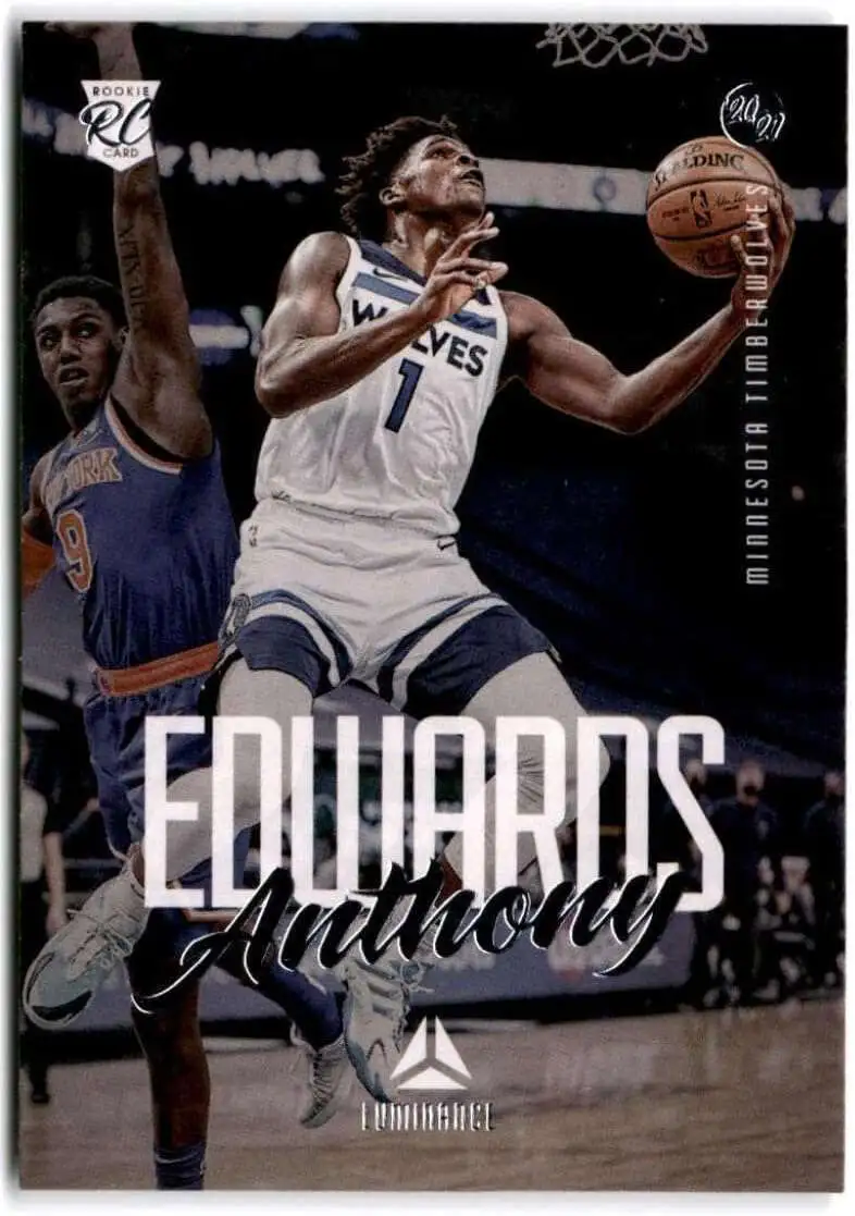 NBA 2020-21 Panini Chronicles Luminance Anthony Edwards #143 [Rookie]