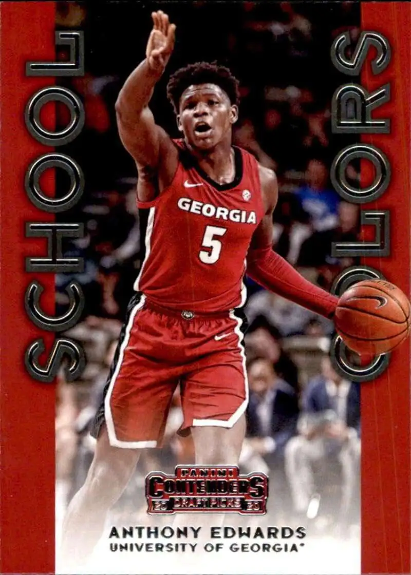 NBA 2020-21 Panini Contenders Draft Picks School Colors Anthony Edwards #2 [Rookie]