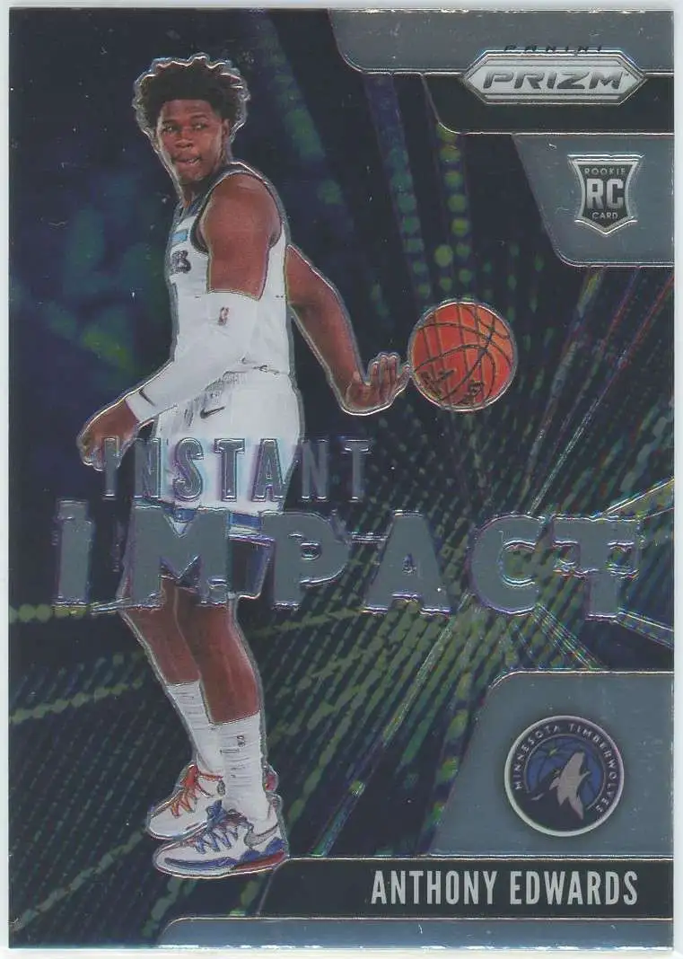 NBA 2020-21 Panini Prizm Instant Impact Anthony Edwards #1 [Rookie]