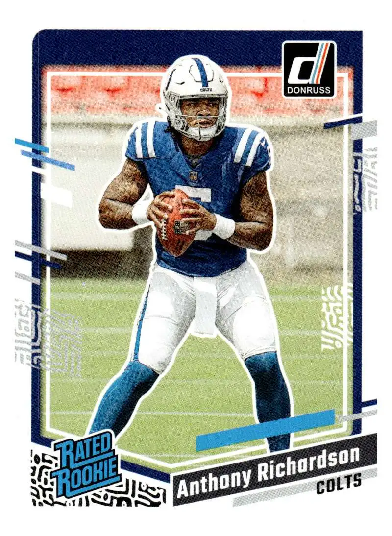 NFL 2023 Panini Donruss Football Anthony Richardson #343 [Rated Rookie]