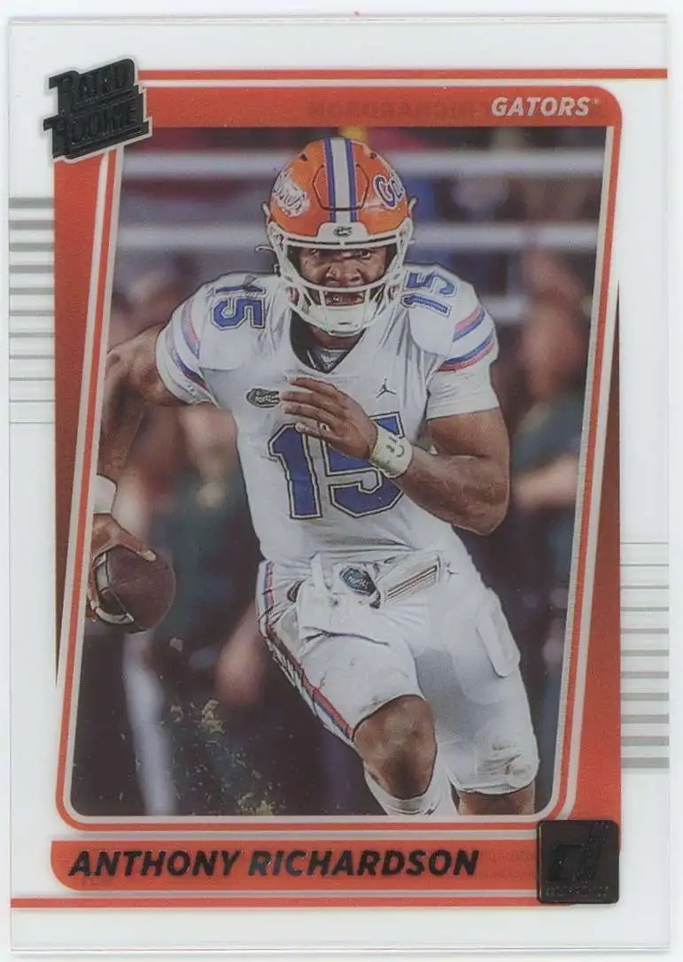 NFL 2023 Panini Chronicles Clearly Donruss Draft Picks Anthony Richardson #50 [Rated Rookie]