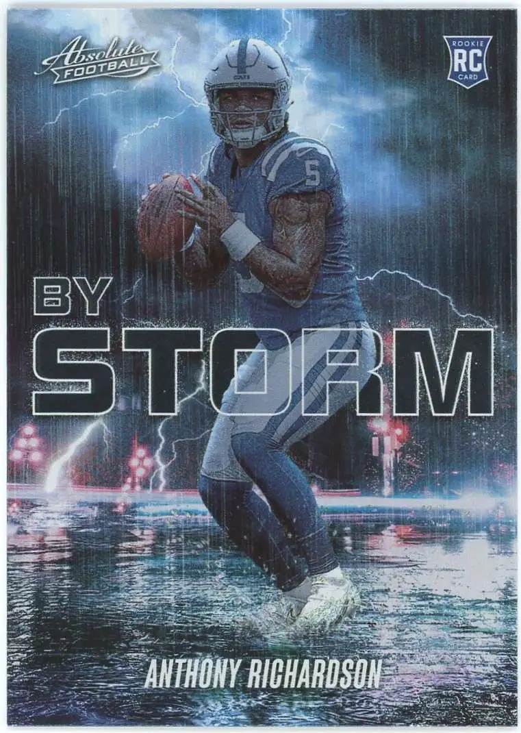 NFL 2023 Panini Absolute By Storm Anthony Richardson BST-4 [Rookie]