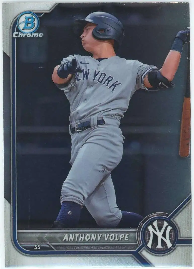 MLB New York Yankees 2022 Bowman Chrome Prospects Anthony Volpe BCP-182 [Rookie]