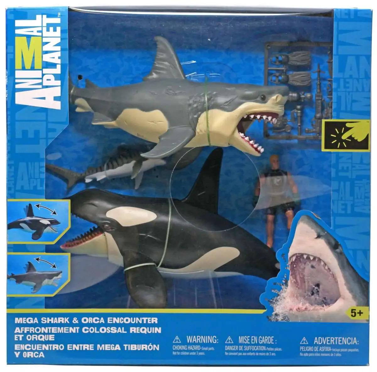 Animal Planet Mega Shark Orca Encounter Playset Blip Toys - ToyWiz